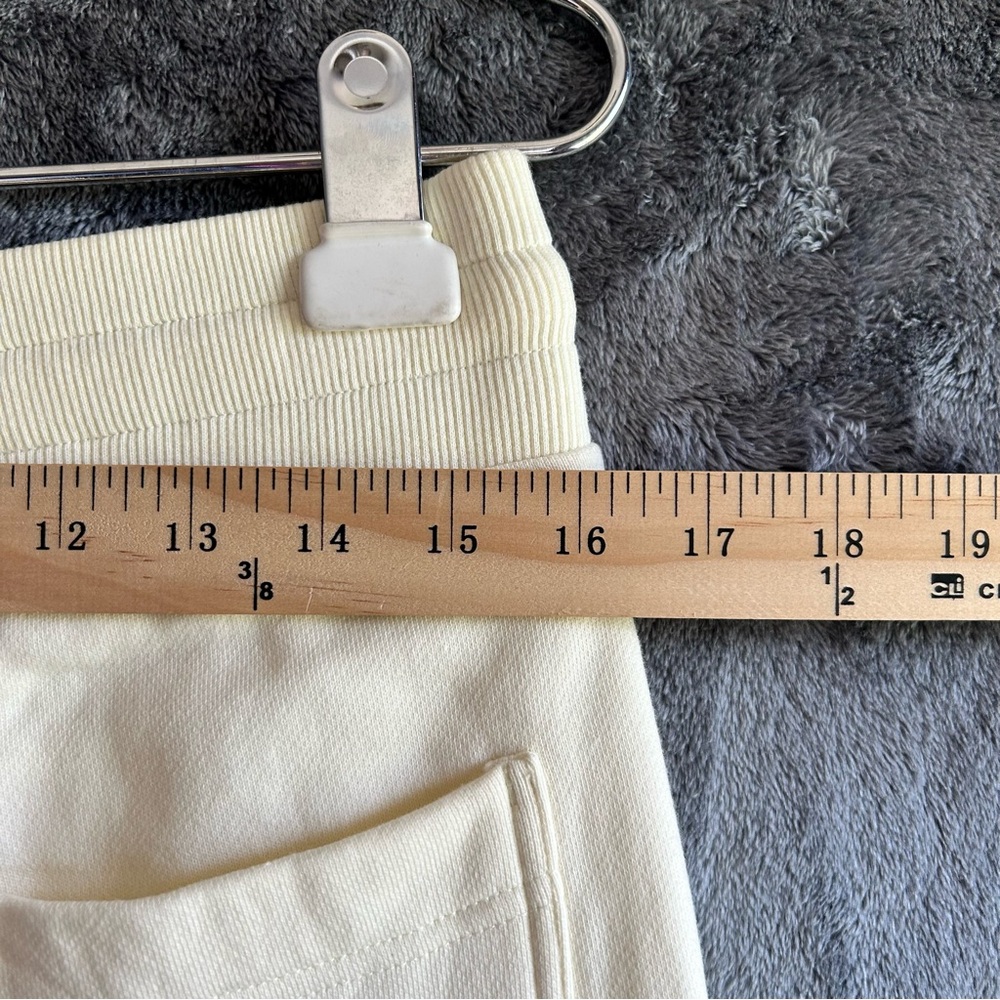 McNairy &‎ Co Mens M Jogger Sweatpants Cream Striped Cuff Streetwear Lounge NWT - Picture 8 of 10